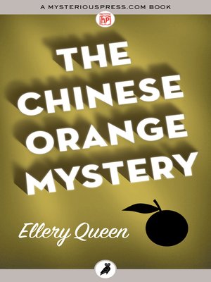 cover image of The Chinese Orange Mystery